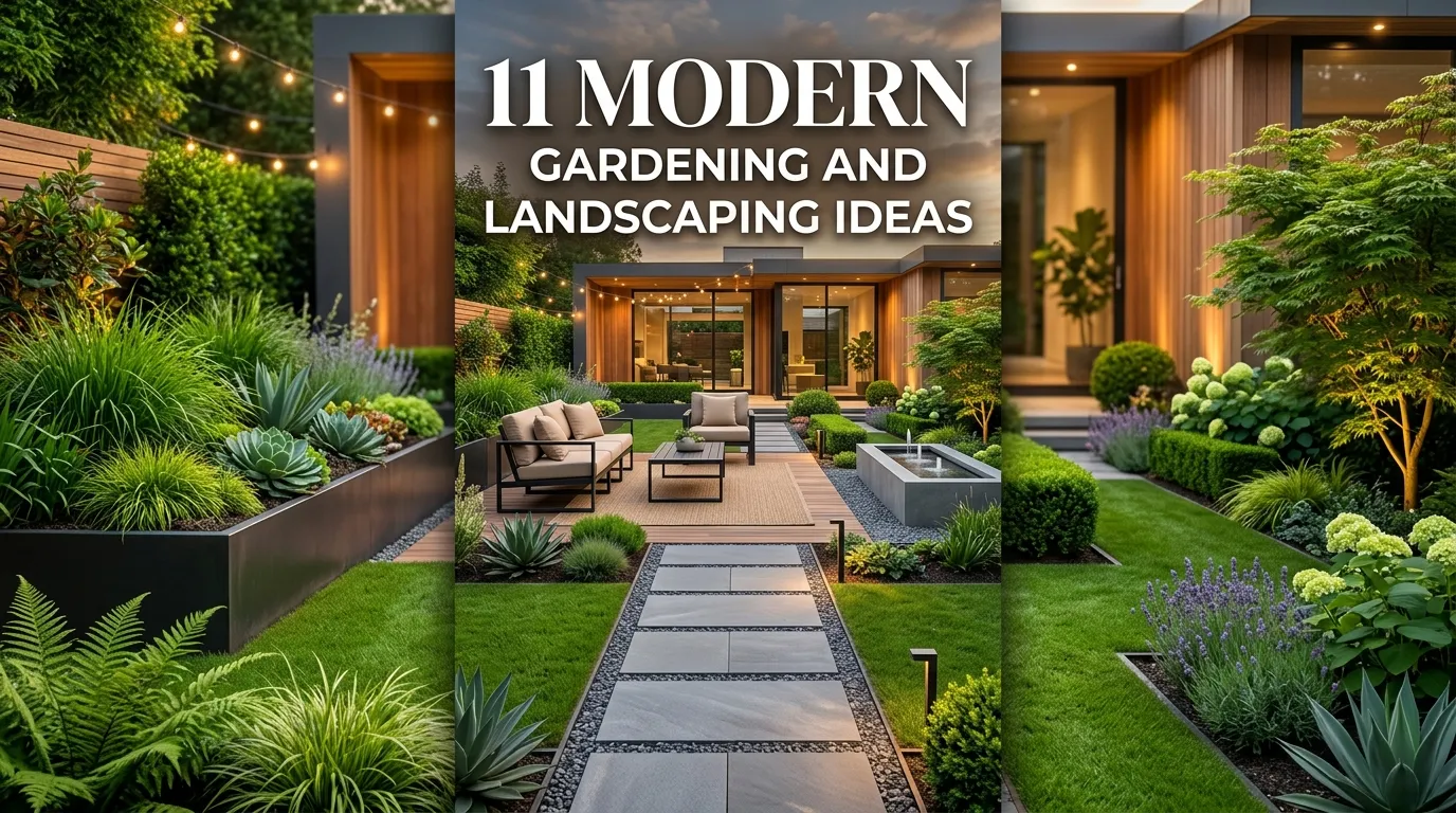 11 Modern Gardening And Landscaping Ideas