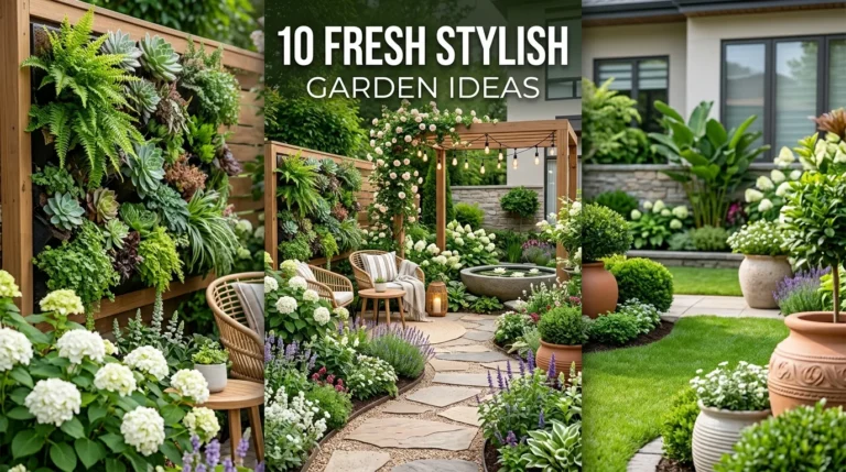 10 Fresh Stylish Garden Ideas