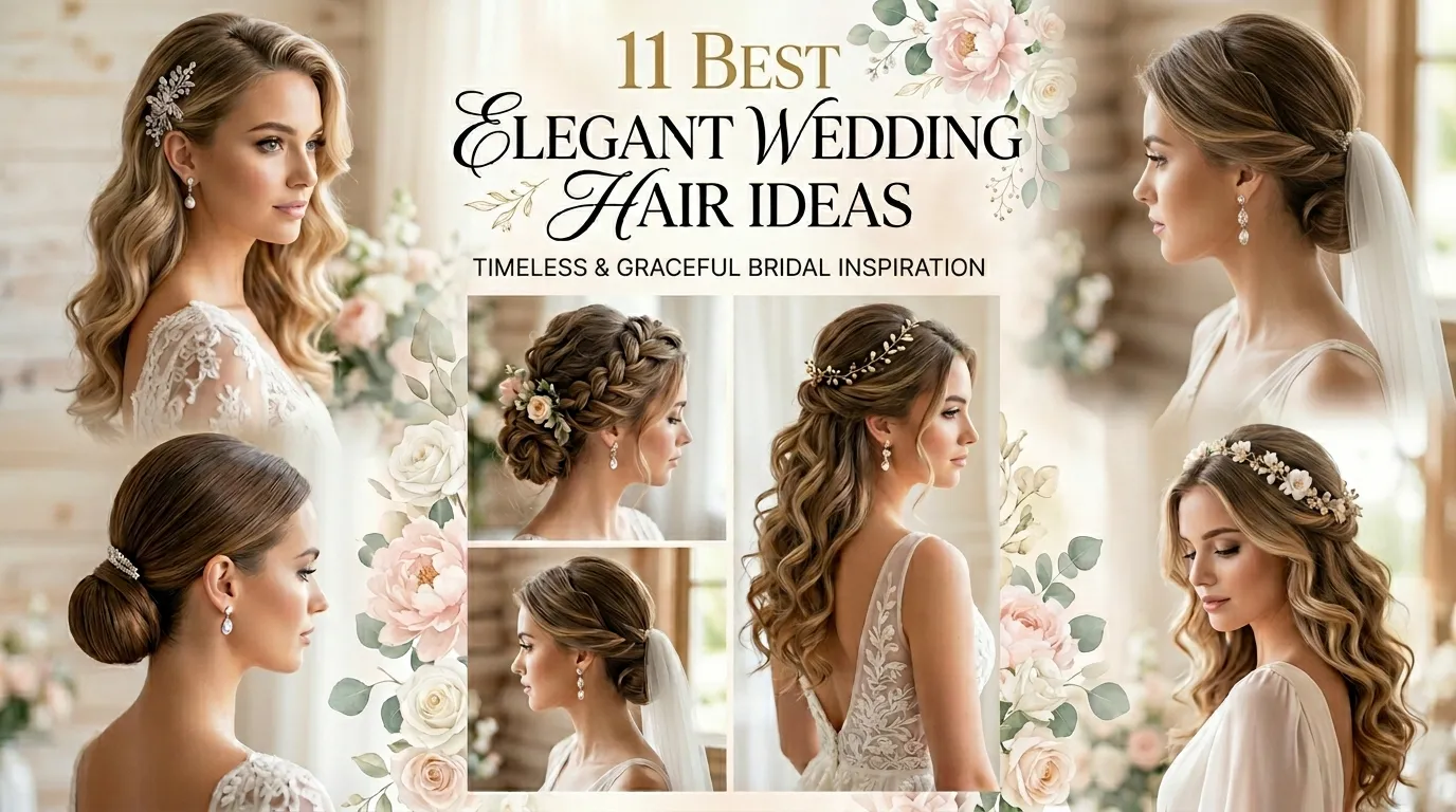  11 Best Elegant Wedding Hair Ideas