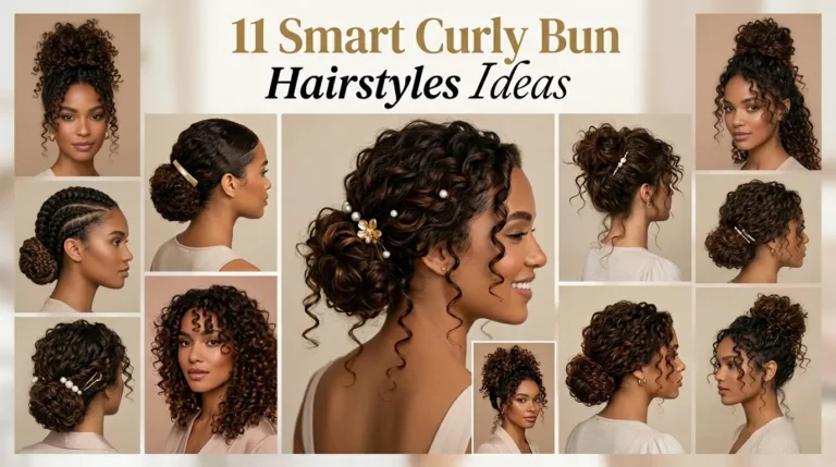 11 Smart Curly Bun Hairstyles Ideas