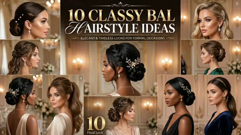 10 Classy Bal Hairstyle Ideas
