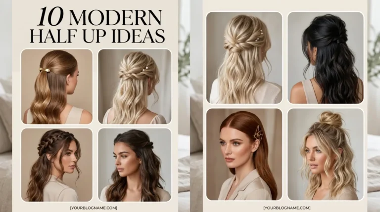 10 Modern Half Up Ideas