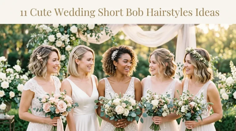 11 Cute Wedding Short Bob Hairstyles Ideas