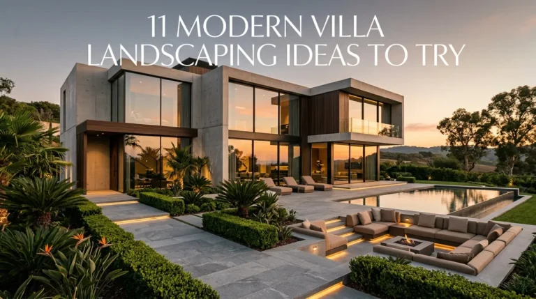 11 Modern Villa Landscaping Ideas To Try