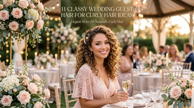 11 Classy Wedding Guest Hair For Curly Hair Ideas