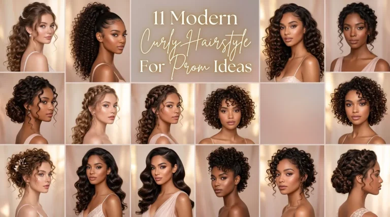 11 Modern Curly Hairstyle For Prom Ideas
