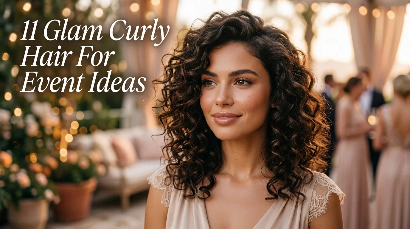 11 Glam Curly Hair For Event Ideas