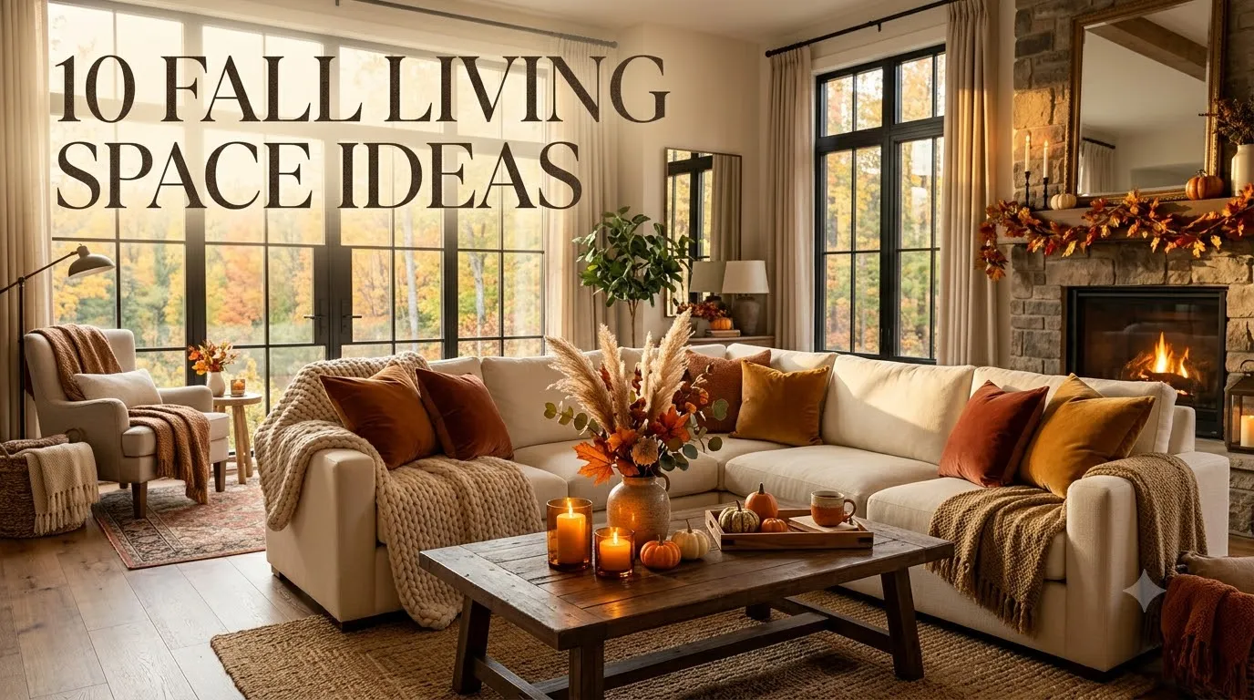 10 Fall Living Space Ideas