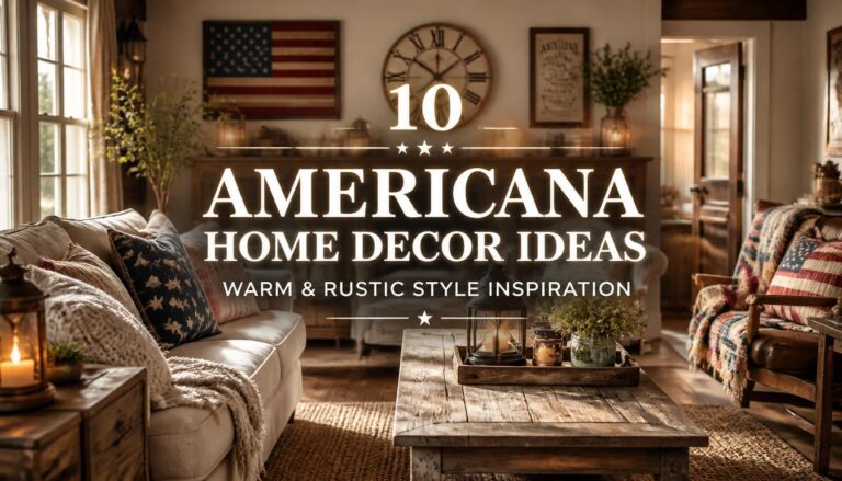 10 Americana Home Decor Warm Rustic Ideas