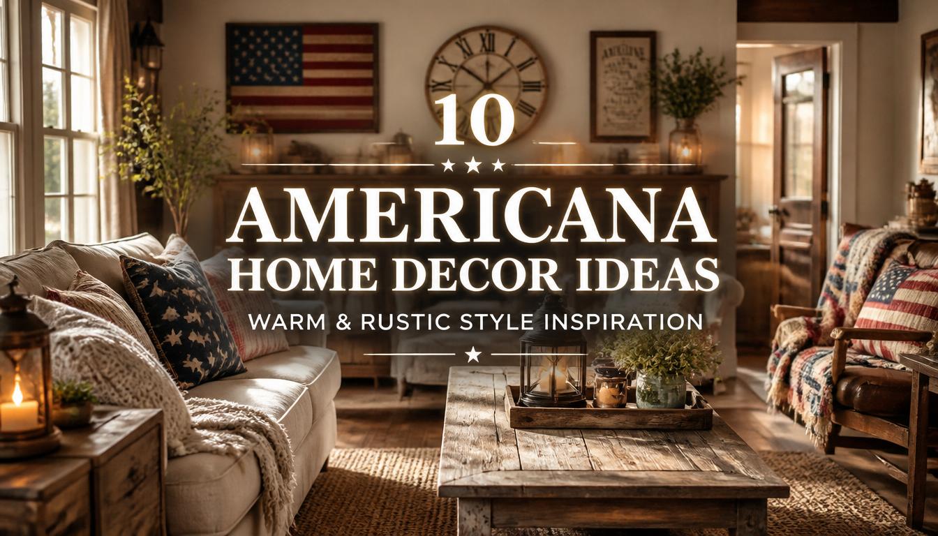 10 Americana Home Decor Warm Rustic Ideas