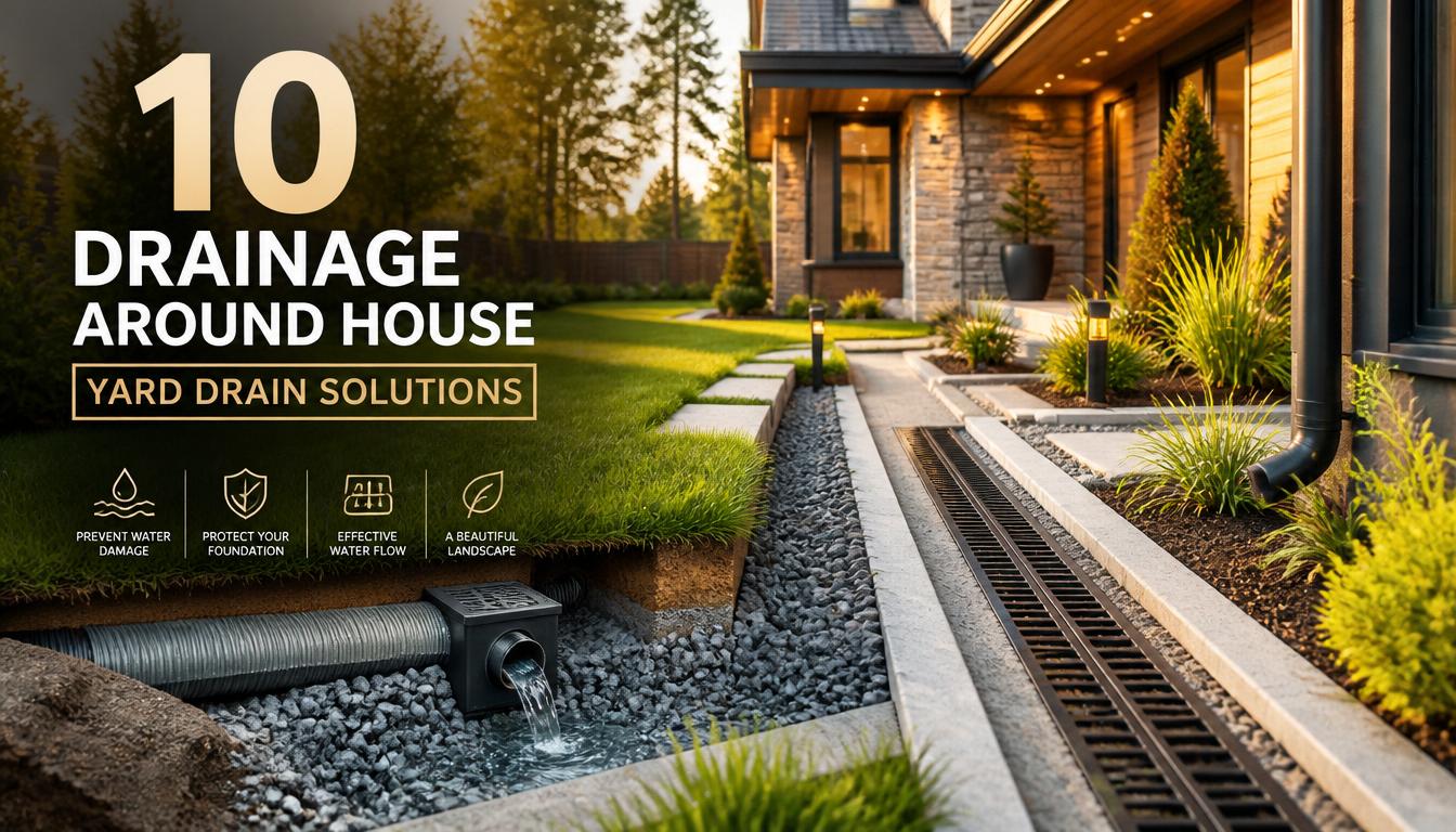 10 Drainage Around House Yard Drain Solutions