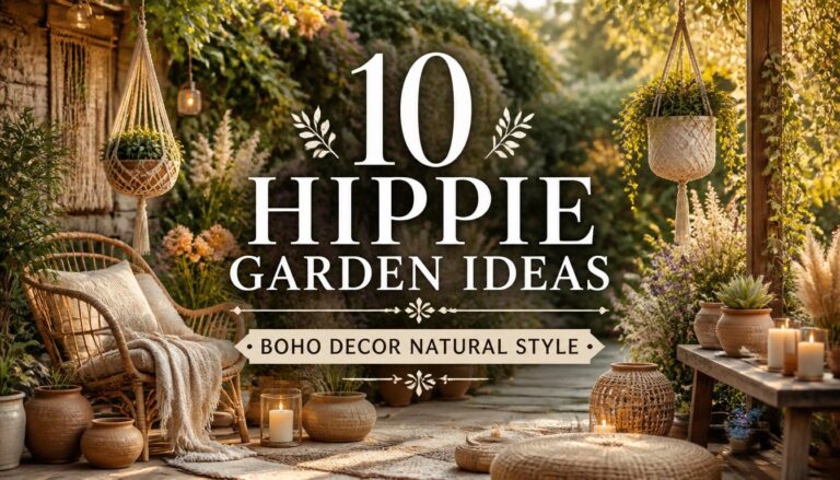 10 Hippie Garden Ideas Boho Decor Natural Style