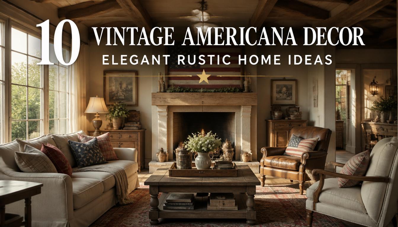 10 Vintage Americana Decor Elegant Rustic Home