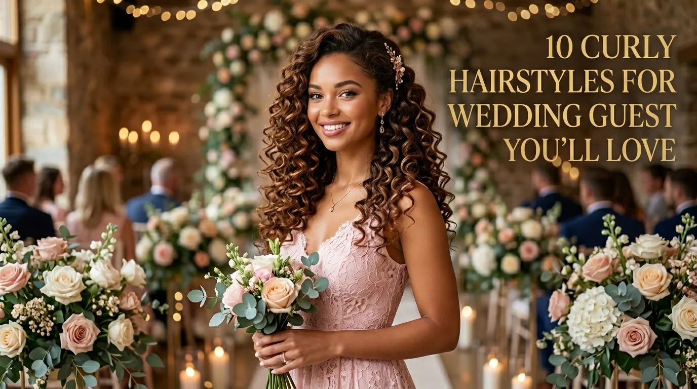 10 Curly Hairstyle For Wedding Guest Ideas You’ll Love