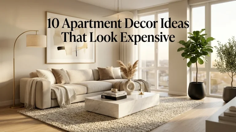 10 Apartment Decor Ideas That Look Expensive