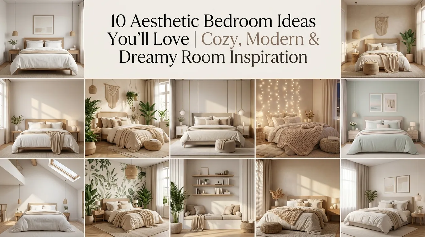 10 Aesthetic Bedroom Ideas You’ll Love