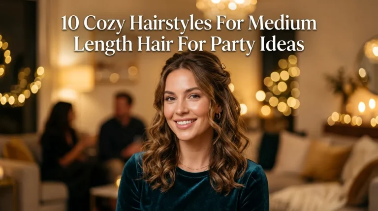 10 Cozy Hairstyles For Medium Length Hair For Party Ideas