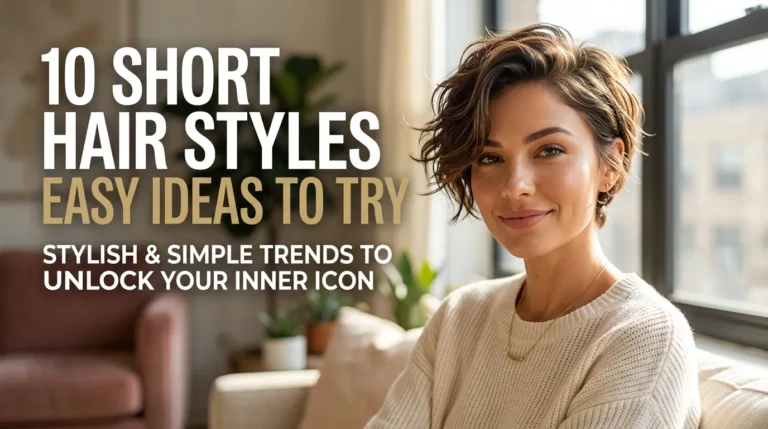  10 Short Hair Styles Easy Ideas To Try
