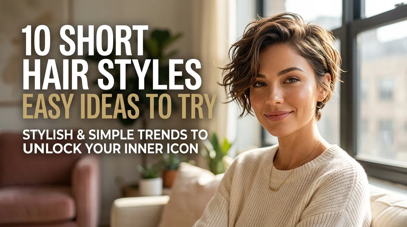  10 Short Hair Styles Easy Ideas To Try
