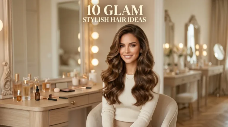 10 Glam Stylish Hair Ideas