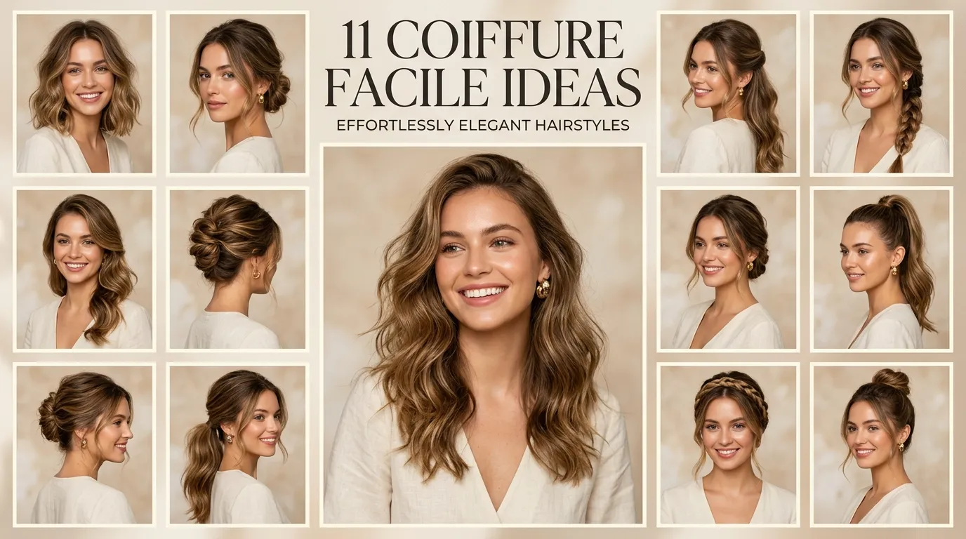 11 Coiffure Facile Ideas
