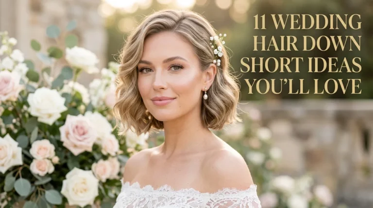 11 Wedding Hair Down Short Ideas You'll Love
