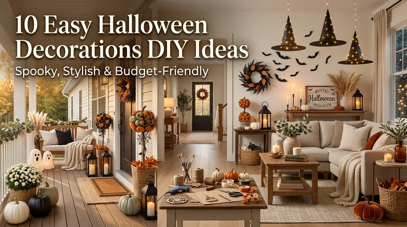 10 Easy Halloween Decorations DIY Ideas