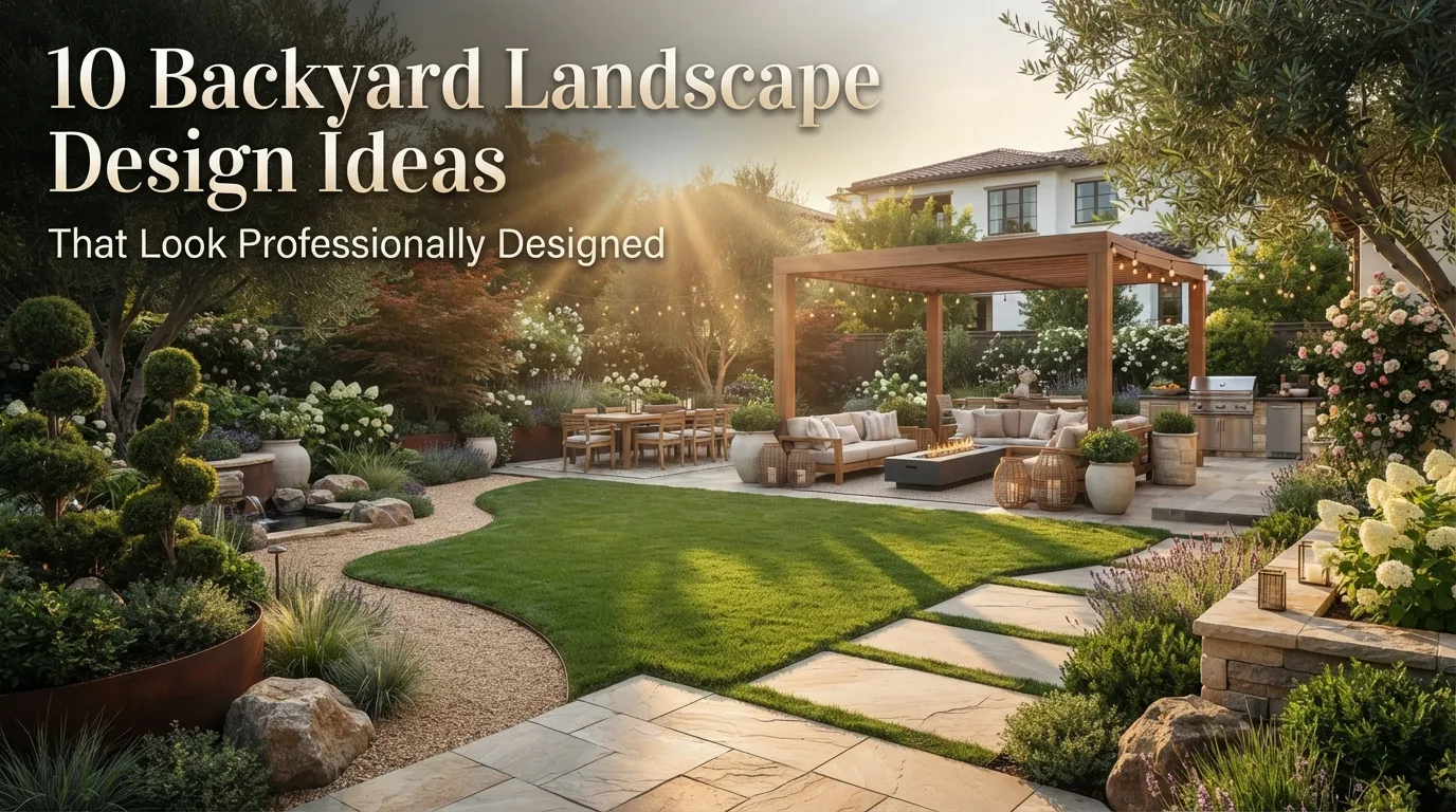 10 Backyard Landscape Design Ideas That Look Professional