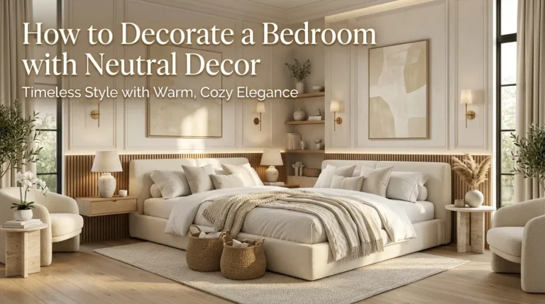 How to Decorate a Bedroom with Neutral Decor
