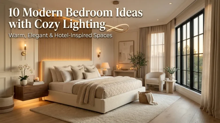 10 Modern Bedroom Ideas with Cozy Lighting