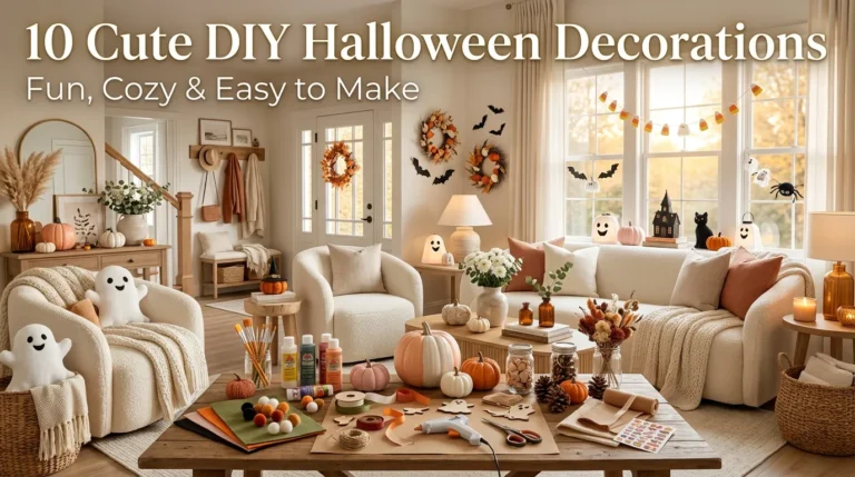 10 Cute DIY Halloween Decorations