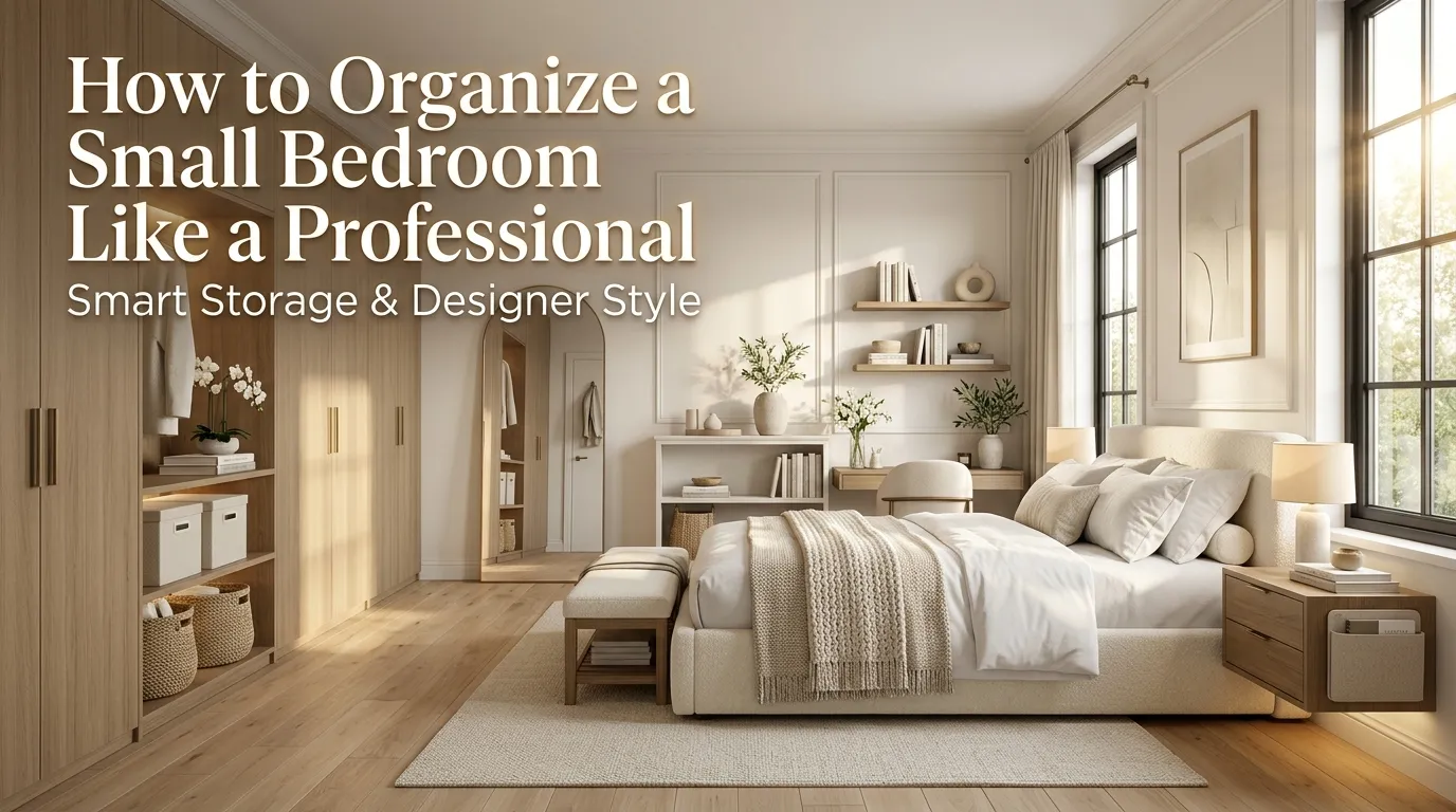 How to Organize a Small Bedroom Like a Professional