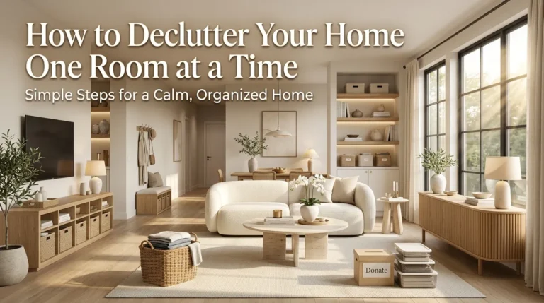 How to Declutter Your Home One Room at a Time