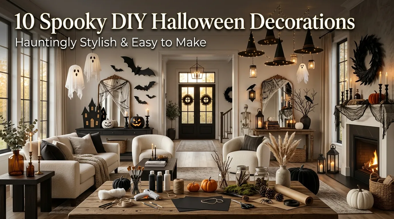 10 Spooky DIY Halloween Decorations