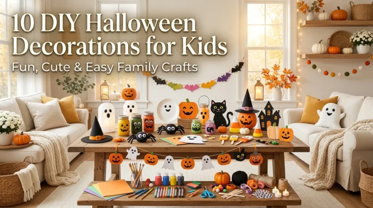 10 DIY Halloween Decorations For Kids