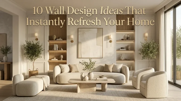 10 Wall Design Ideas That Instantly Refresh Your Home