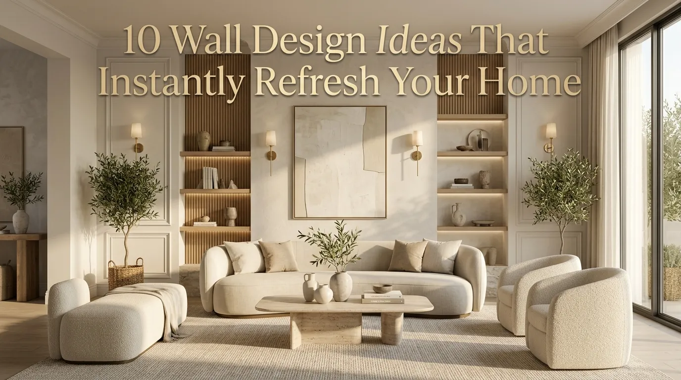 10 Wall Design Ideas That Instantly Refresh Your Home