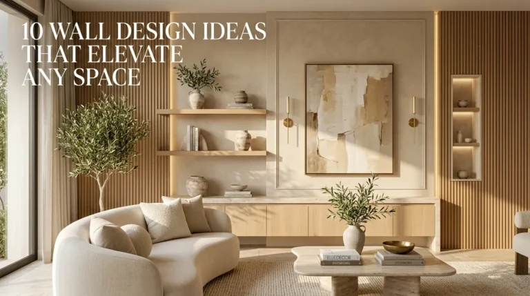 10 Wall Design Ideas That Elevate Any Space