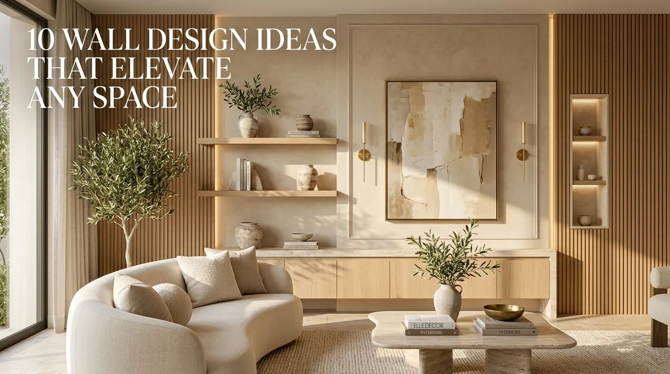 10 Wall Design Ideas That Elevate Any Space