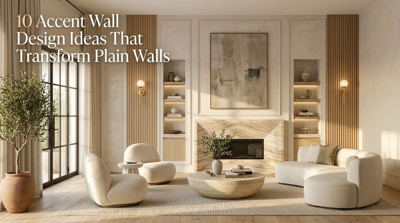 10 Accent Wall Design Ideas That Transform Plain Walls