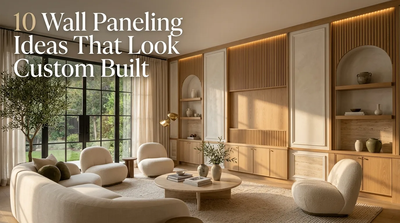 10 Wall Paneling Ideas That Look Custom Built