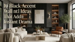 10 Black Accent Wall Ideas That Add Instant Drama