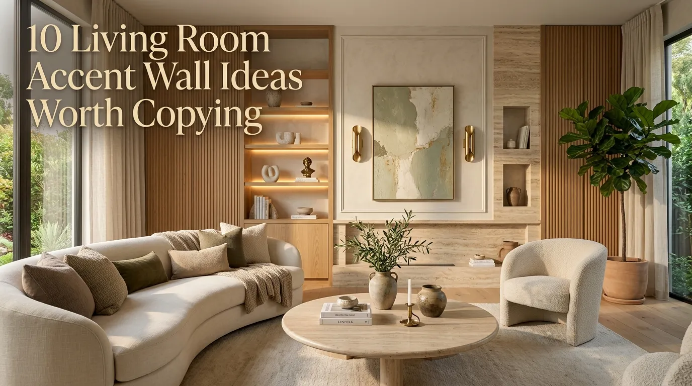 10 Living Room Accent Wall Ideas Worth Copying