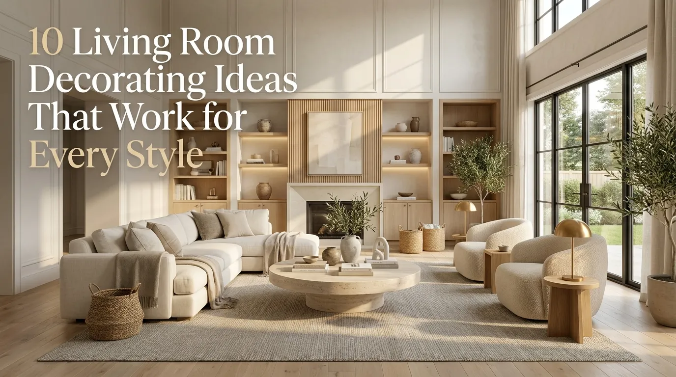 10 Living Room Decorating Ideas That Work for Every Style