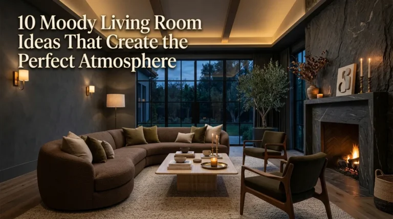 10 Moody Living Room Ideas That Create the Perfect Atmosphere