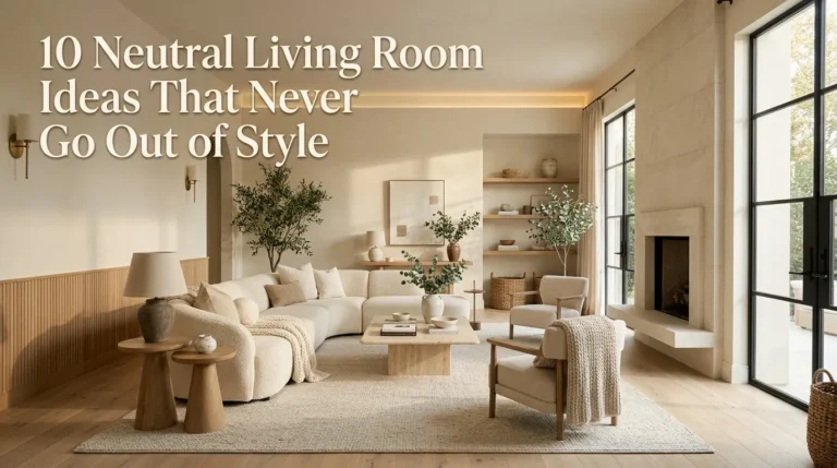 10 Neutral Living Room Ideas That Never Go Out of Style