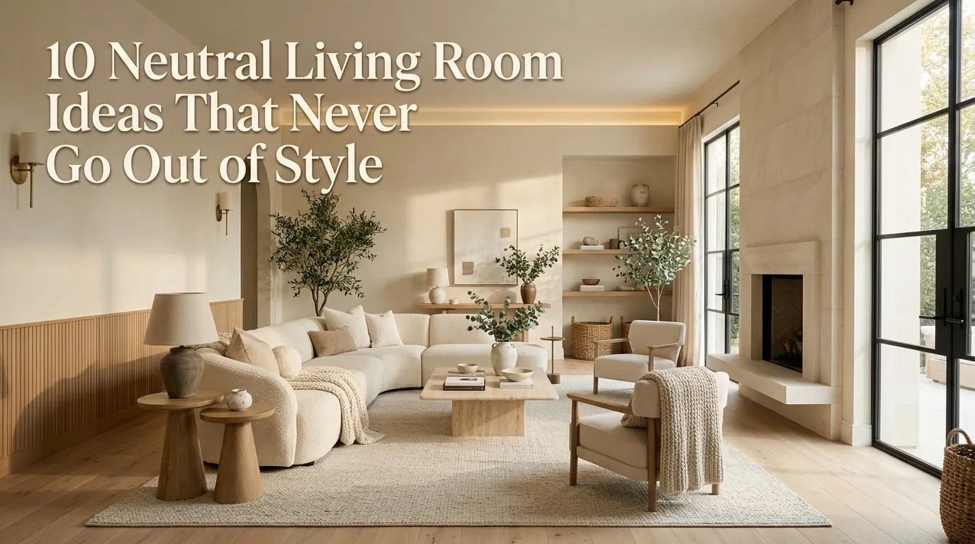 10 Neutral Living Room Ideas That Never Go Out of Style