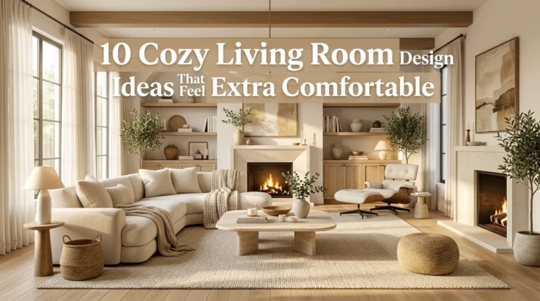 10 Cozy Living Room Design Ideas That Feel Extra Comfortable