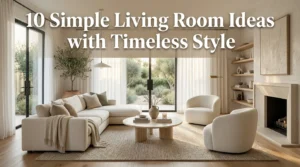 10 Simple Living Room Ideas with Timeless Style