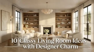 10 Classy Living Room Ideas with Designer Charm